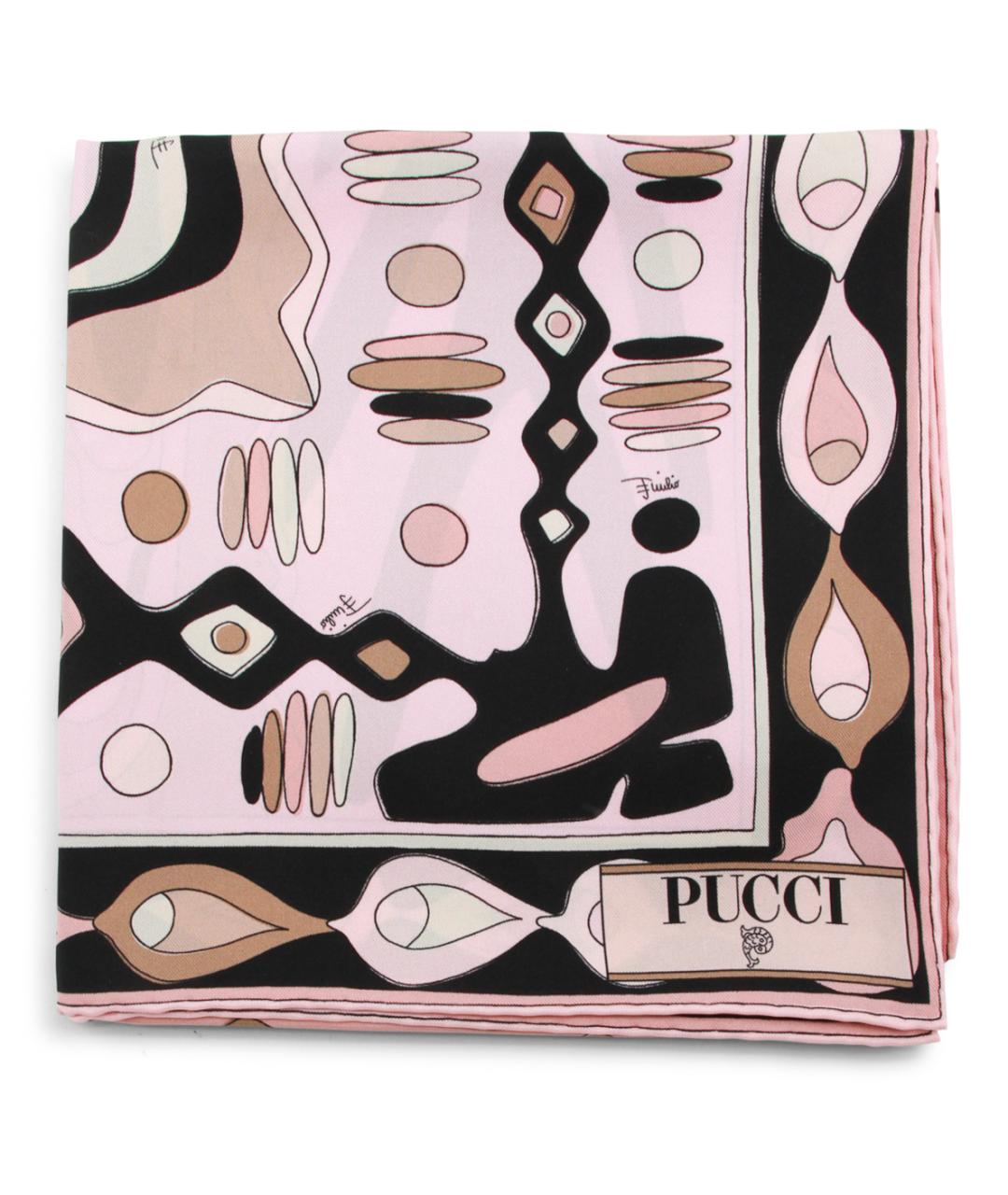 EMILIO PUCCI Мульти шелковый шарф, фото 1