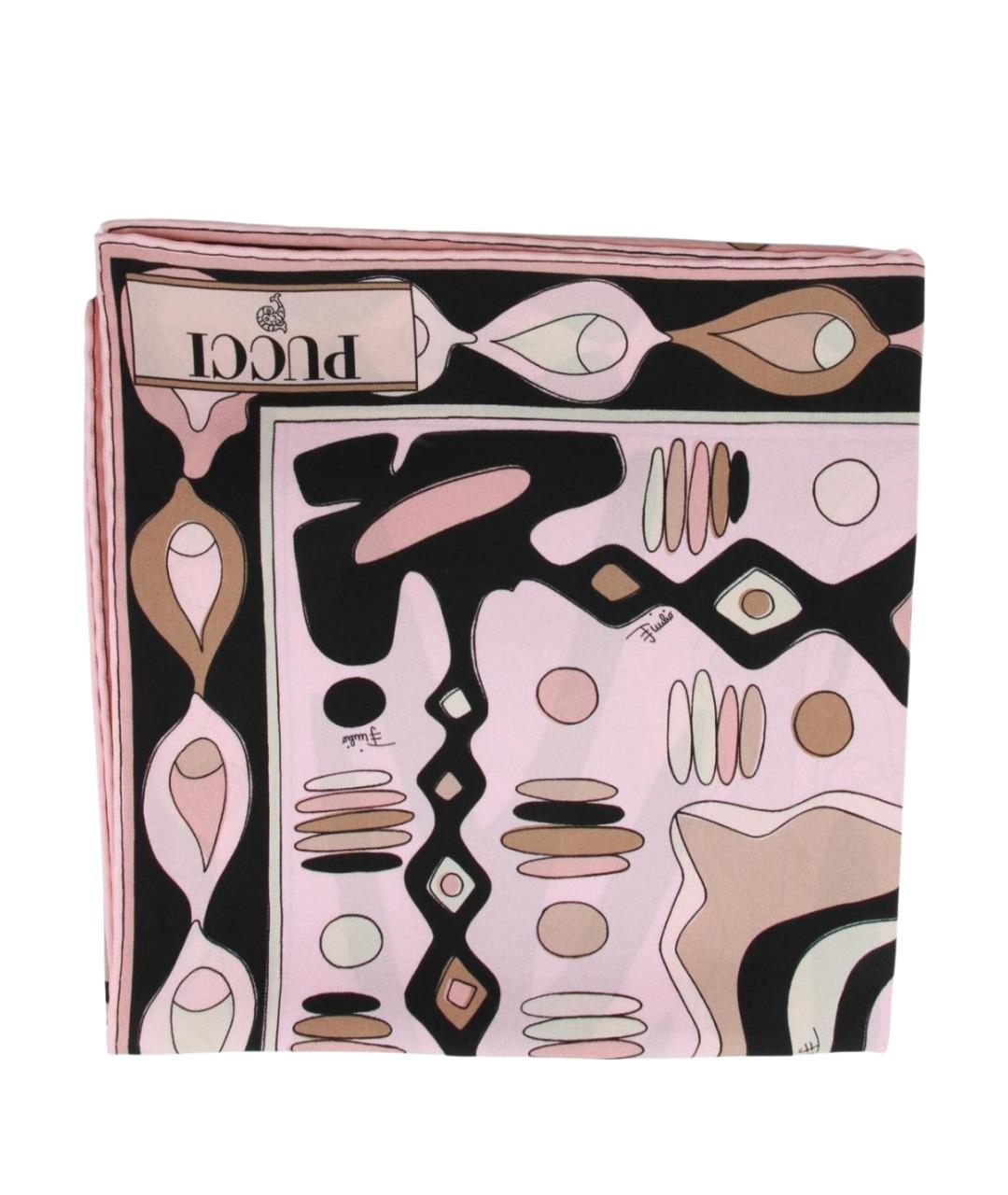 EMILIO PUCCI Мульти шелковый шарф, фото 2