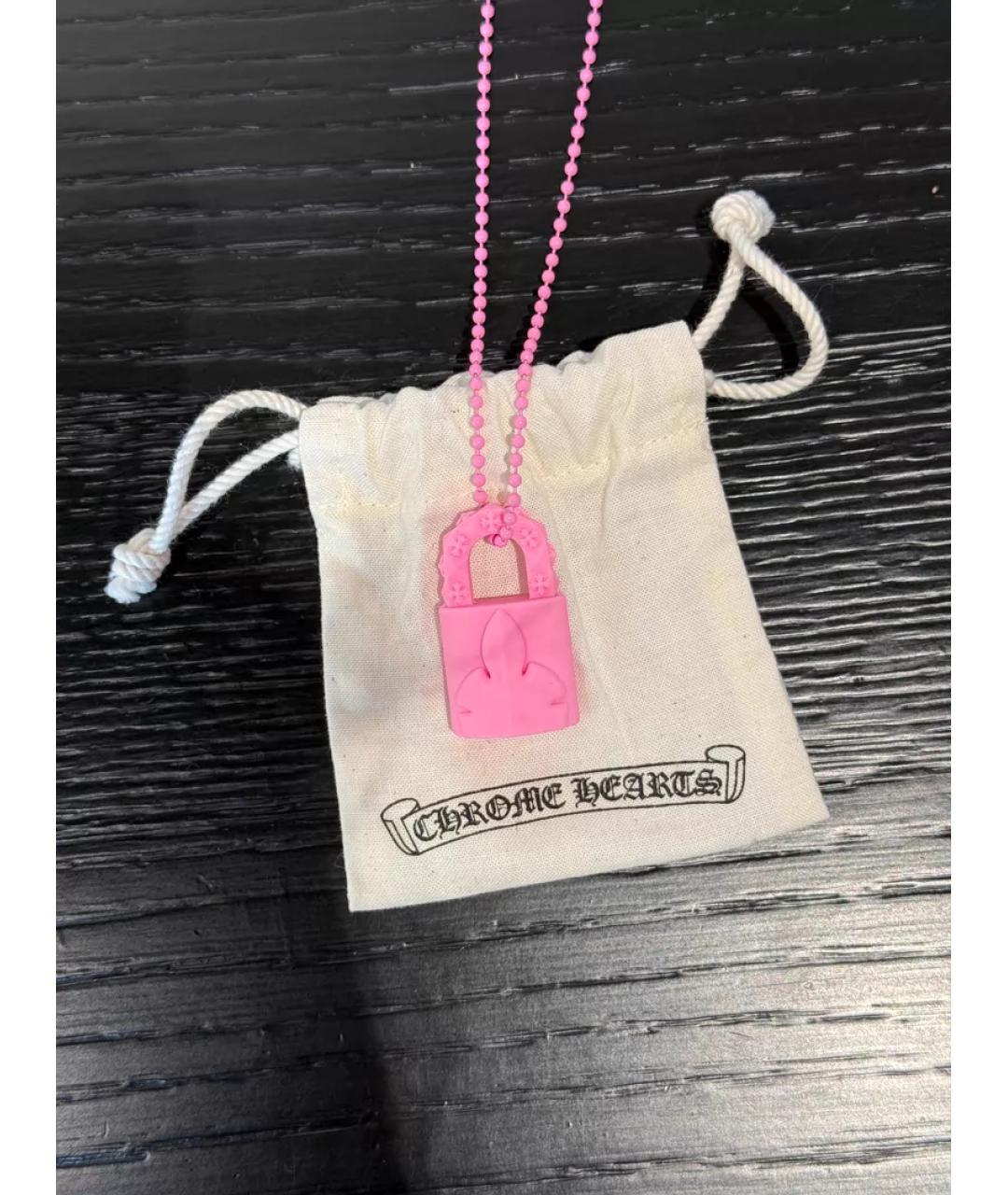 CHROME HEARTS Розовая цепочка/подвеска, фото 2