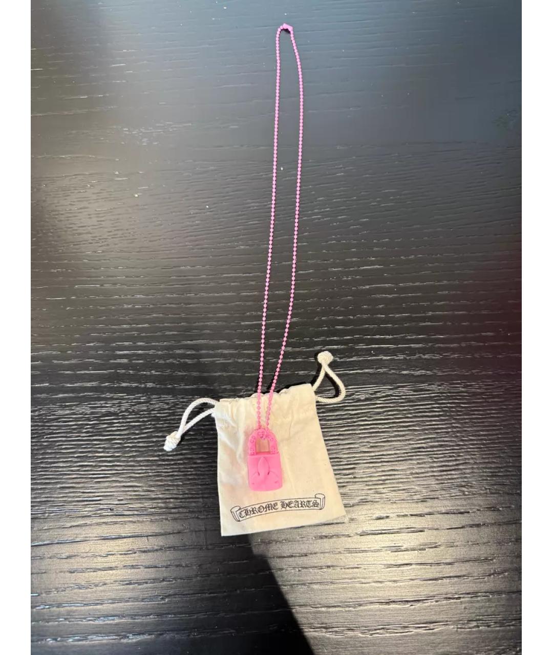 CHROME HEARTS Розовая цепочка/подвеска, фото 6