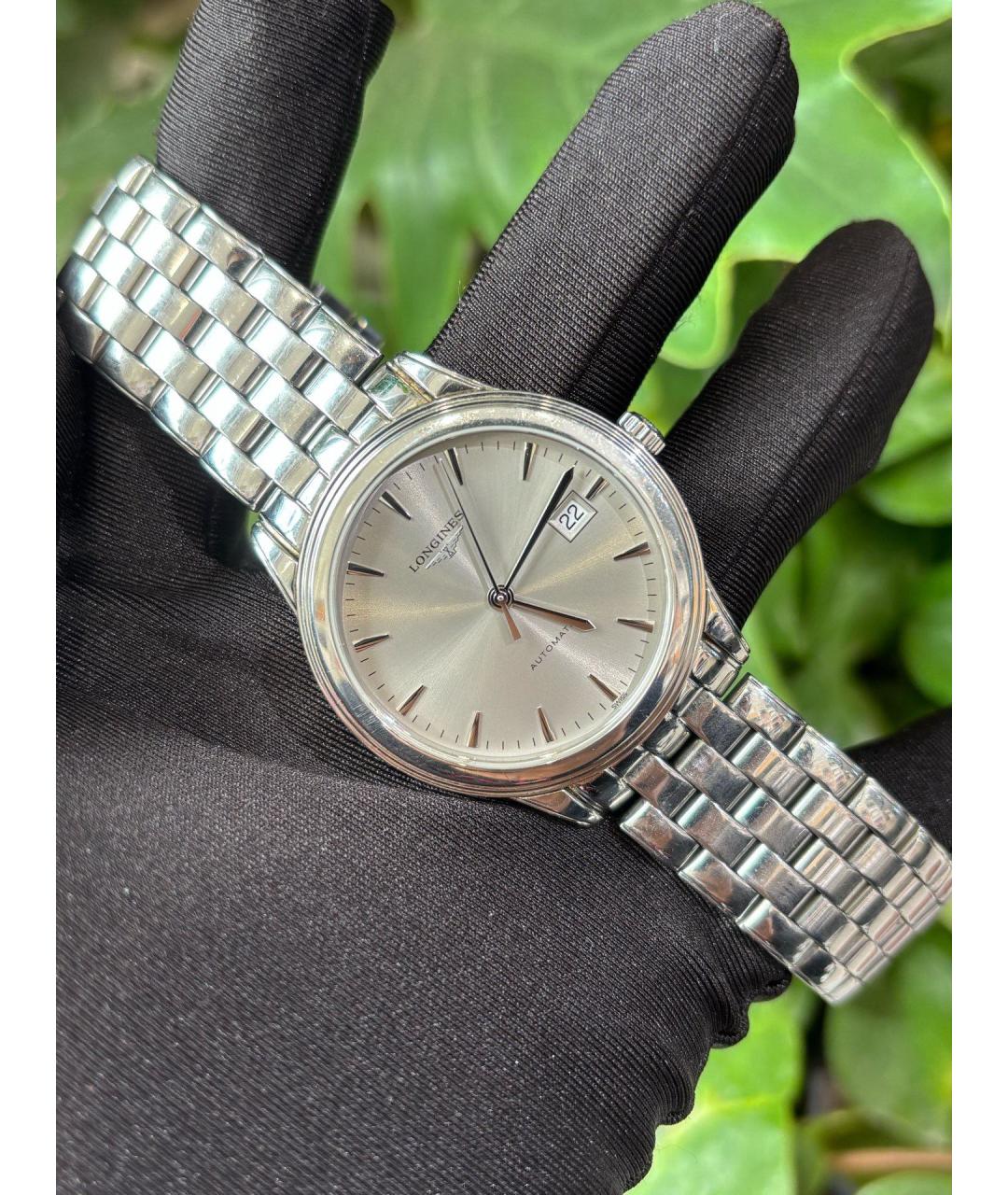 LONGINES Серебряные металлические часы, фото 3