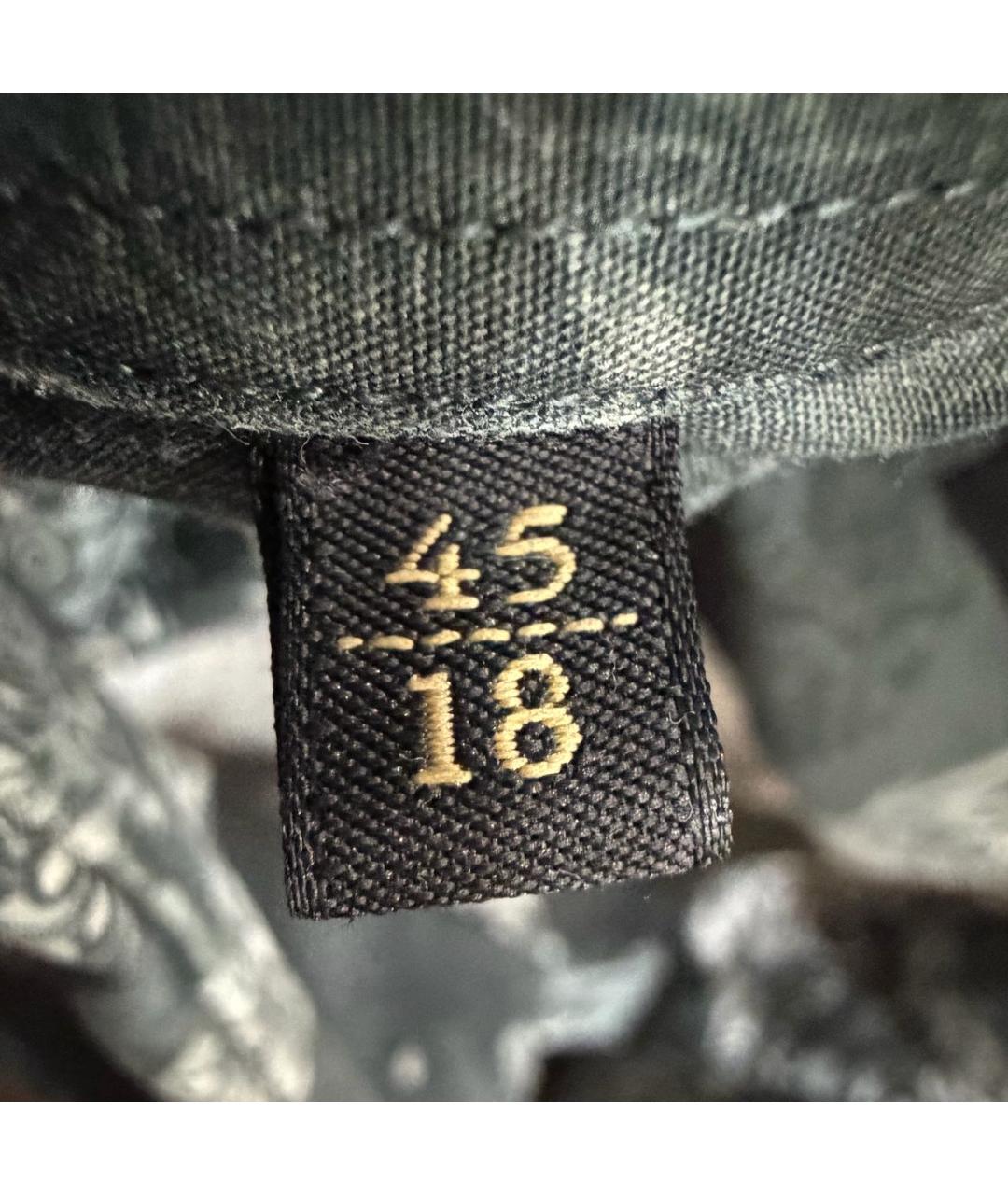 BILLIONAIRE Антрацитовая хлопковая кэжуал рубашка, фото 6