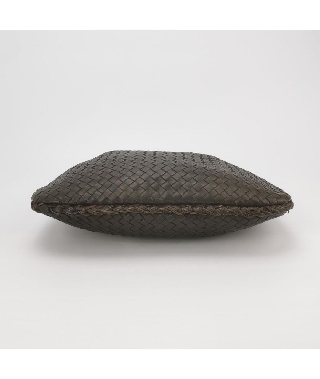 BOTTEGA VENETA Коричневая кожаная сумка тоут, фото 7