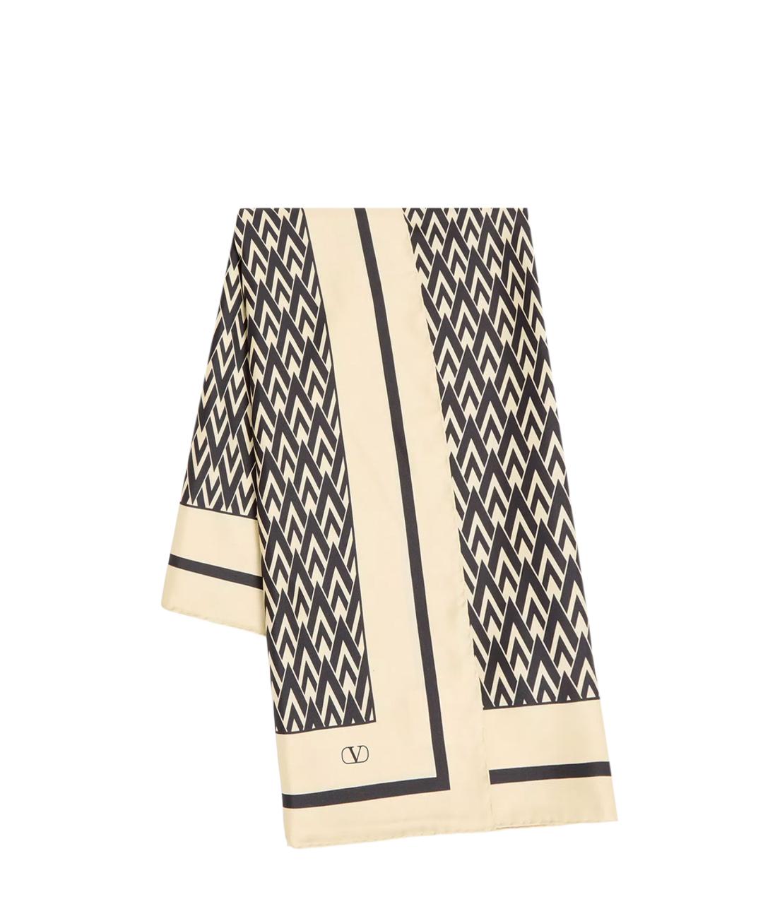 VALENTINO Мульти шелковый шарф, фото 3