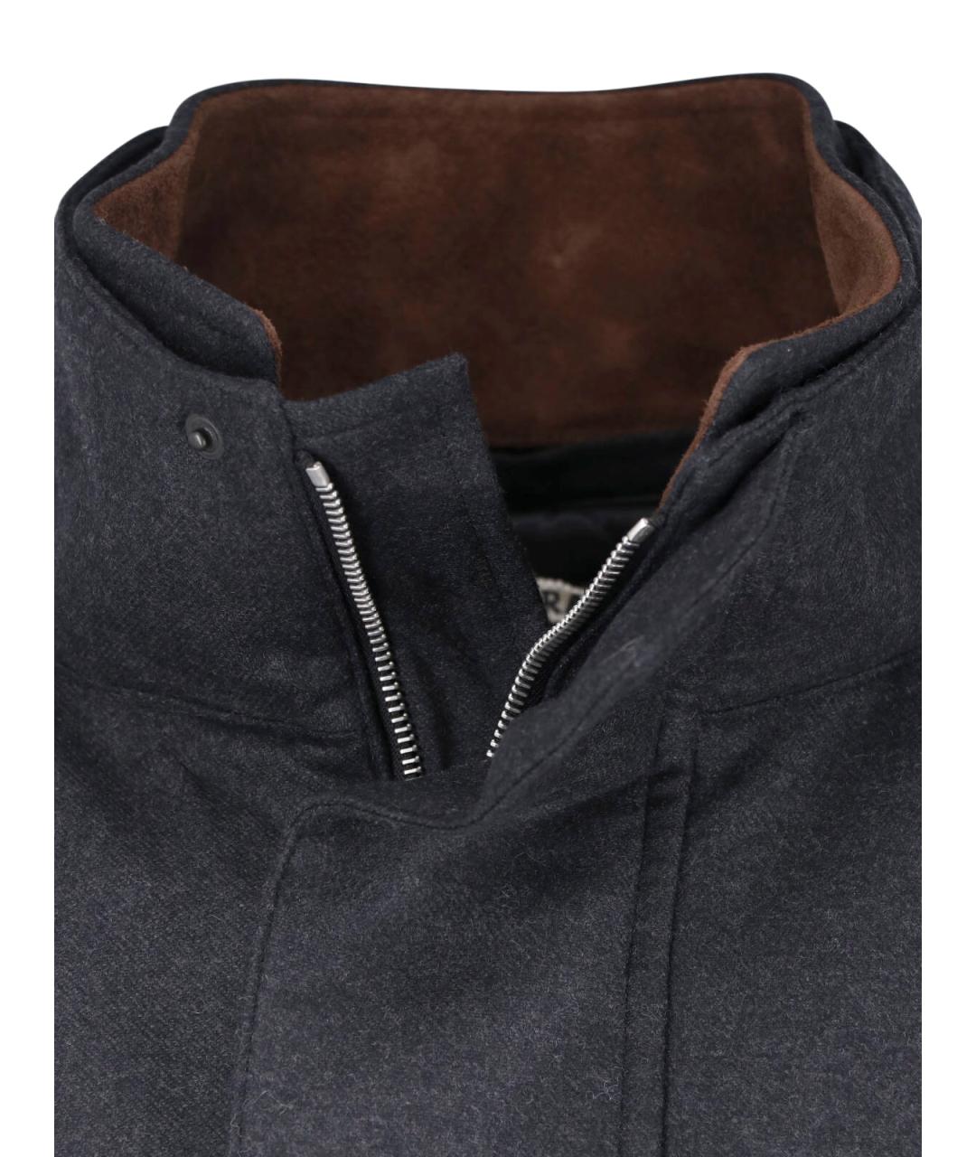 AURALEE Черная шерстяная куртка, фото 4