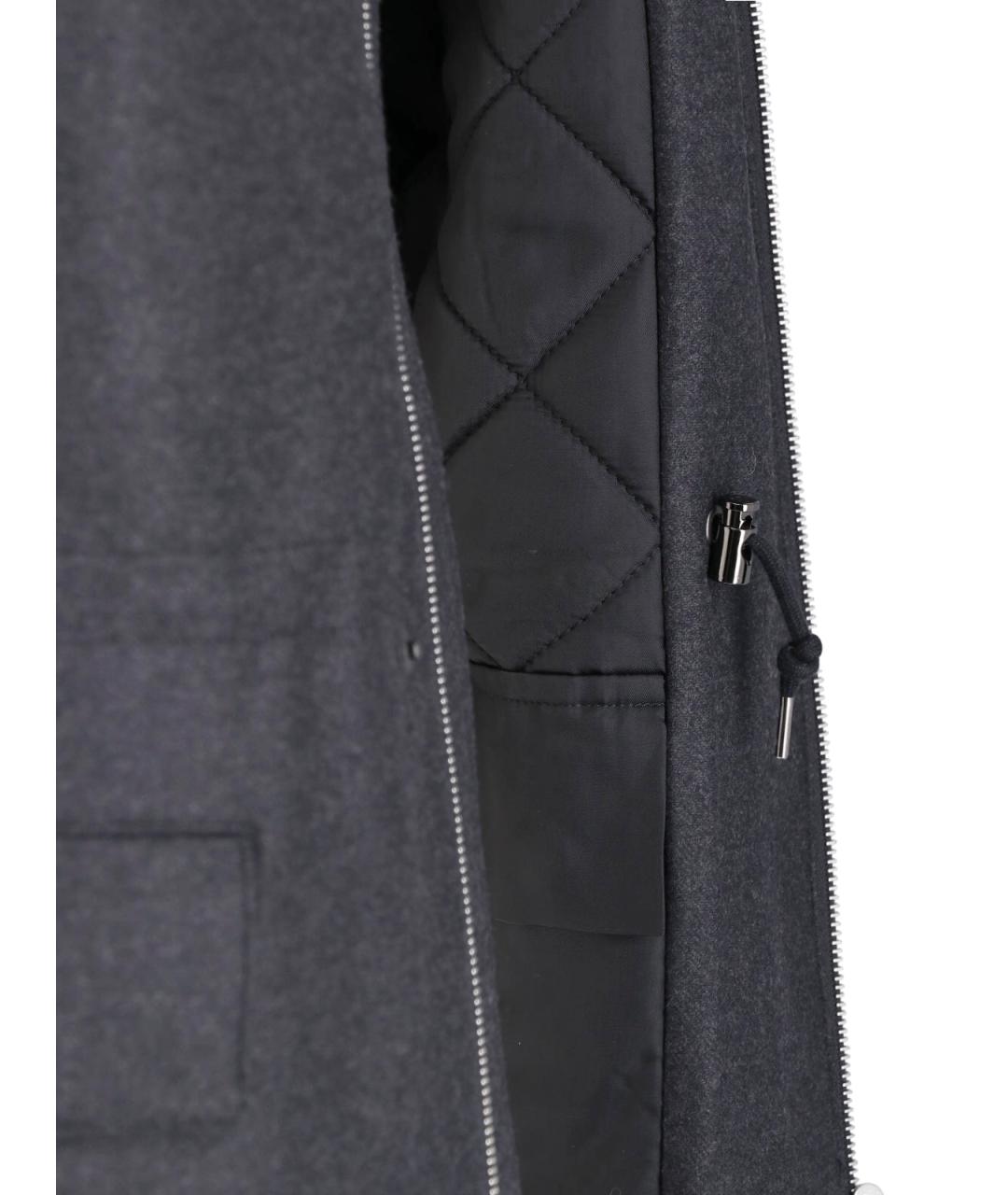 AURALEE Черная шерстяная куртка, фото 5