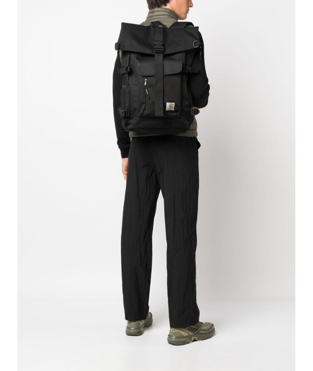 CARHARTT WIP Черный тканевый рюкзак, фото 4