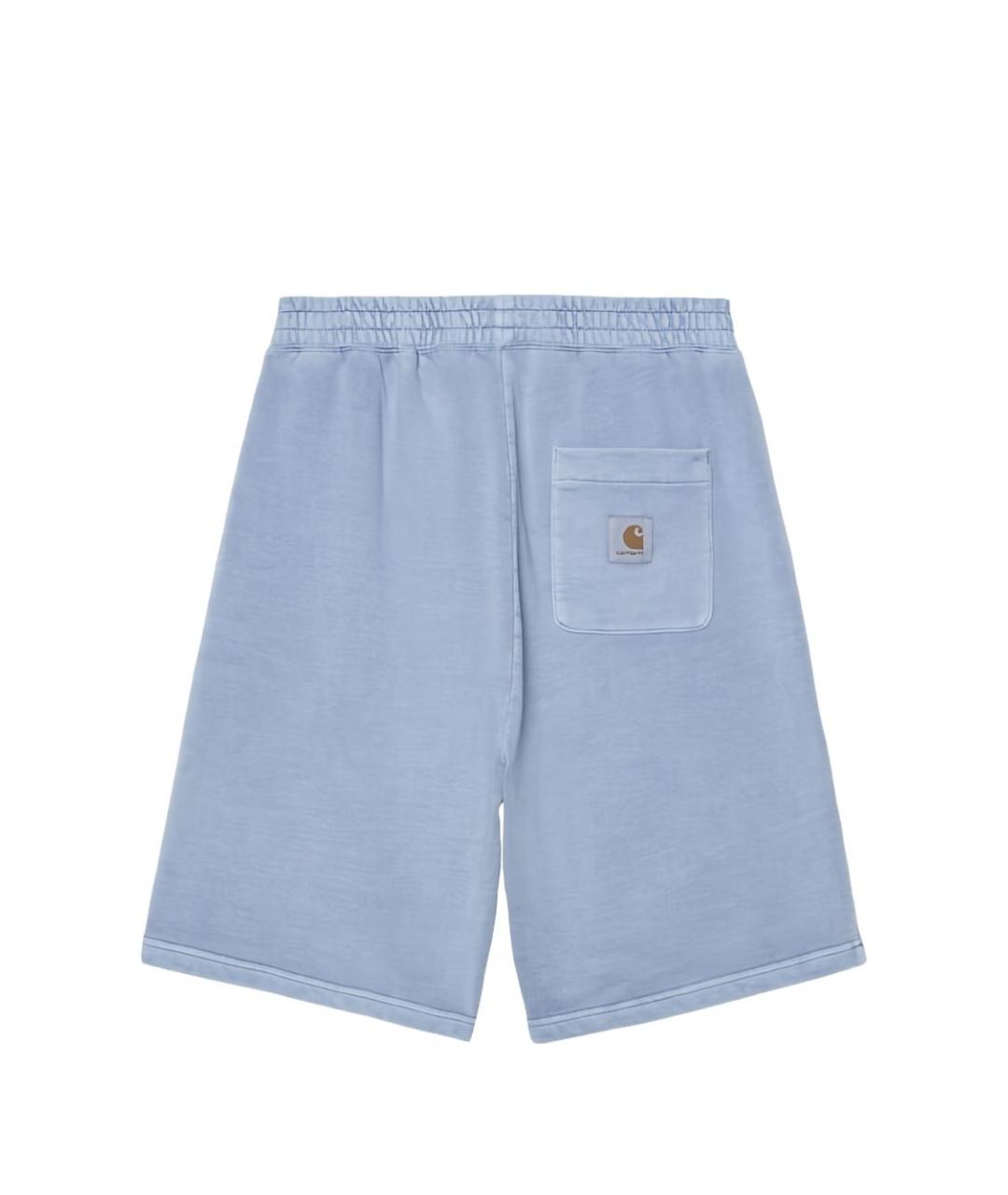 CARHARTT WIP Синие хлопковые шорты, фото 2