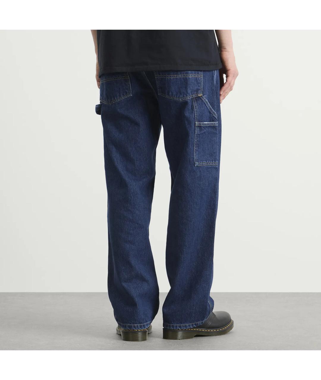 CARHARTT WIP Синие хлопковые прямые джинсы, фото 4
