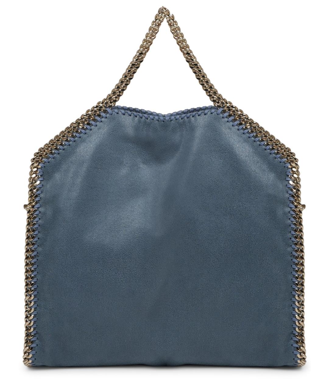 STELLA MCCARTNEY Синяя сумка тоут из искусственной кожи, фото 2