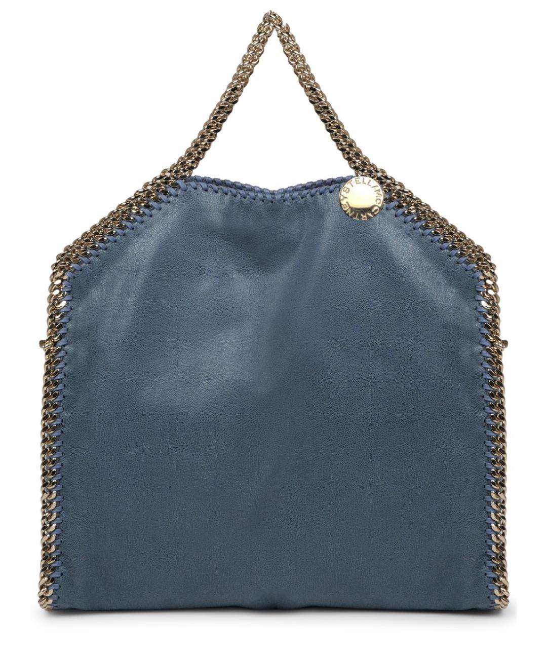 STELLA MCCARTNEY Синяя сумка тоут из искусственной кожи, фото 1