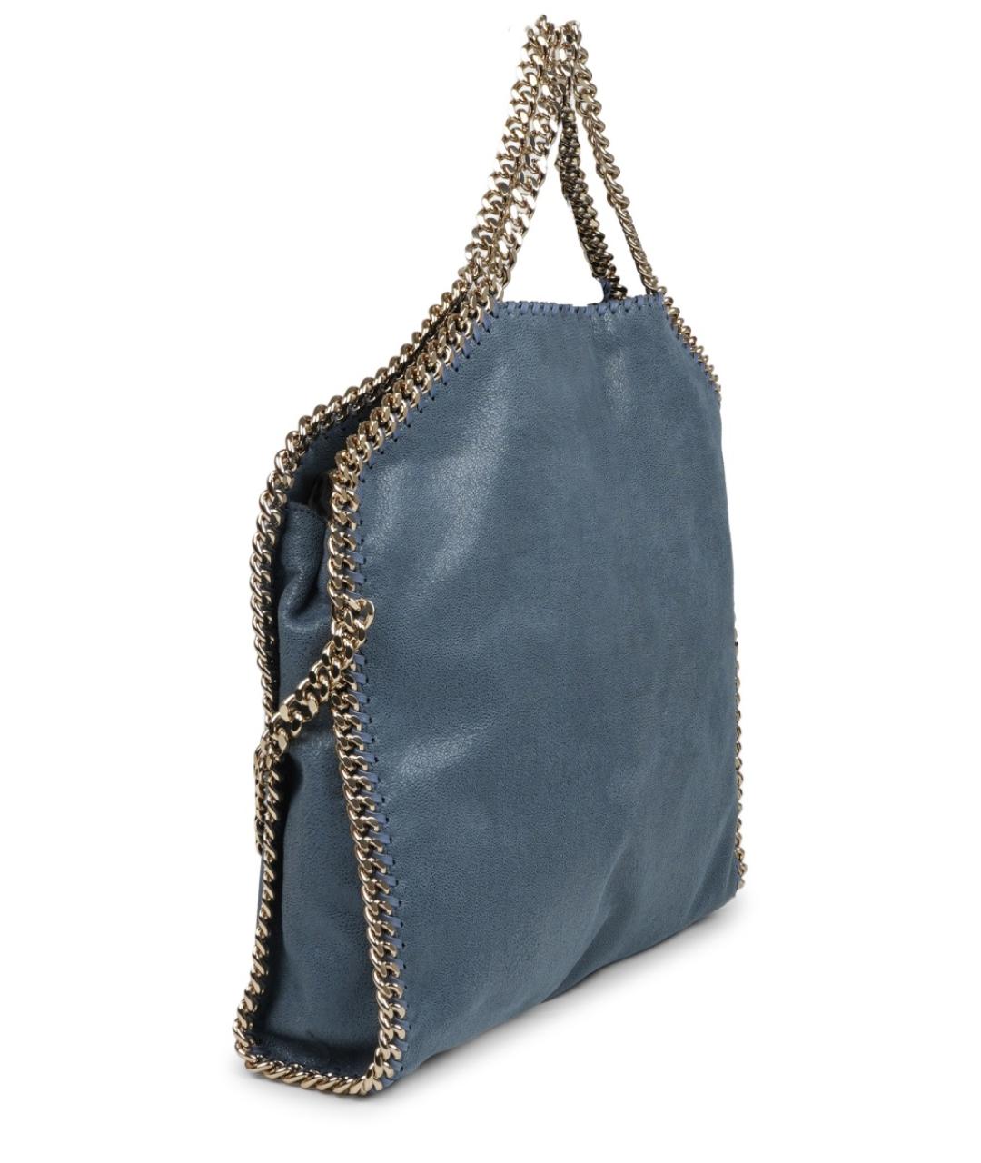 STELLA MCCARTNEY Синяя сумка тоут из искусственной кожи, фото 3