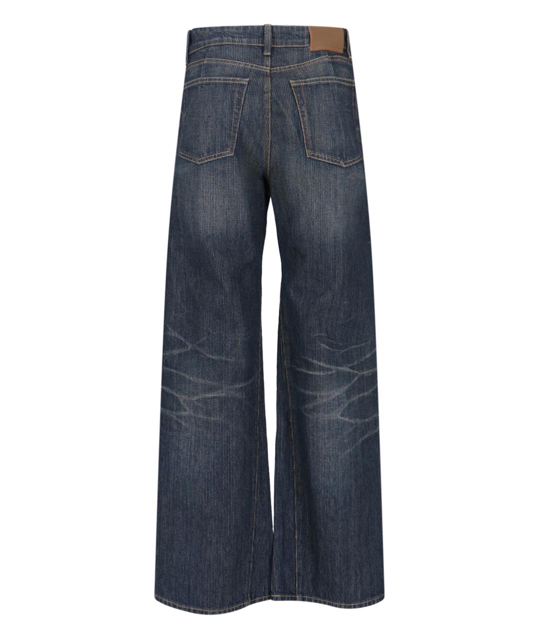 OUR LEGACY Синие хлопковые джинсы клеш, фото 2