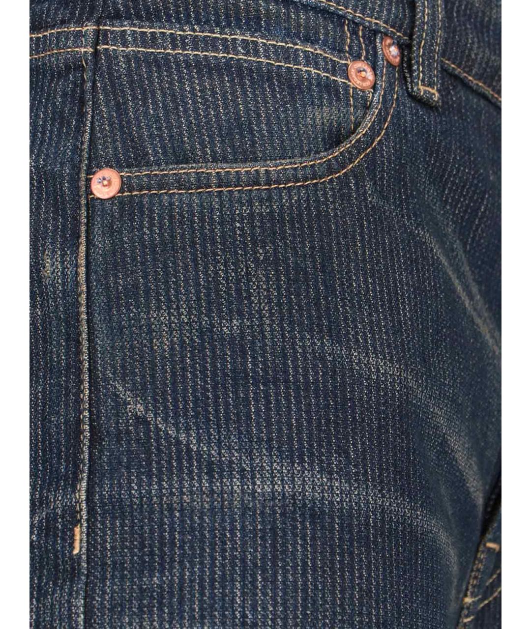 OUR LEGACY Синие хлопковые джинсы клеш, фото 4