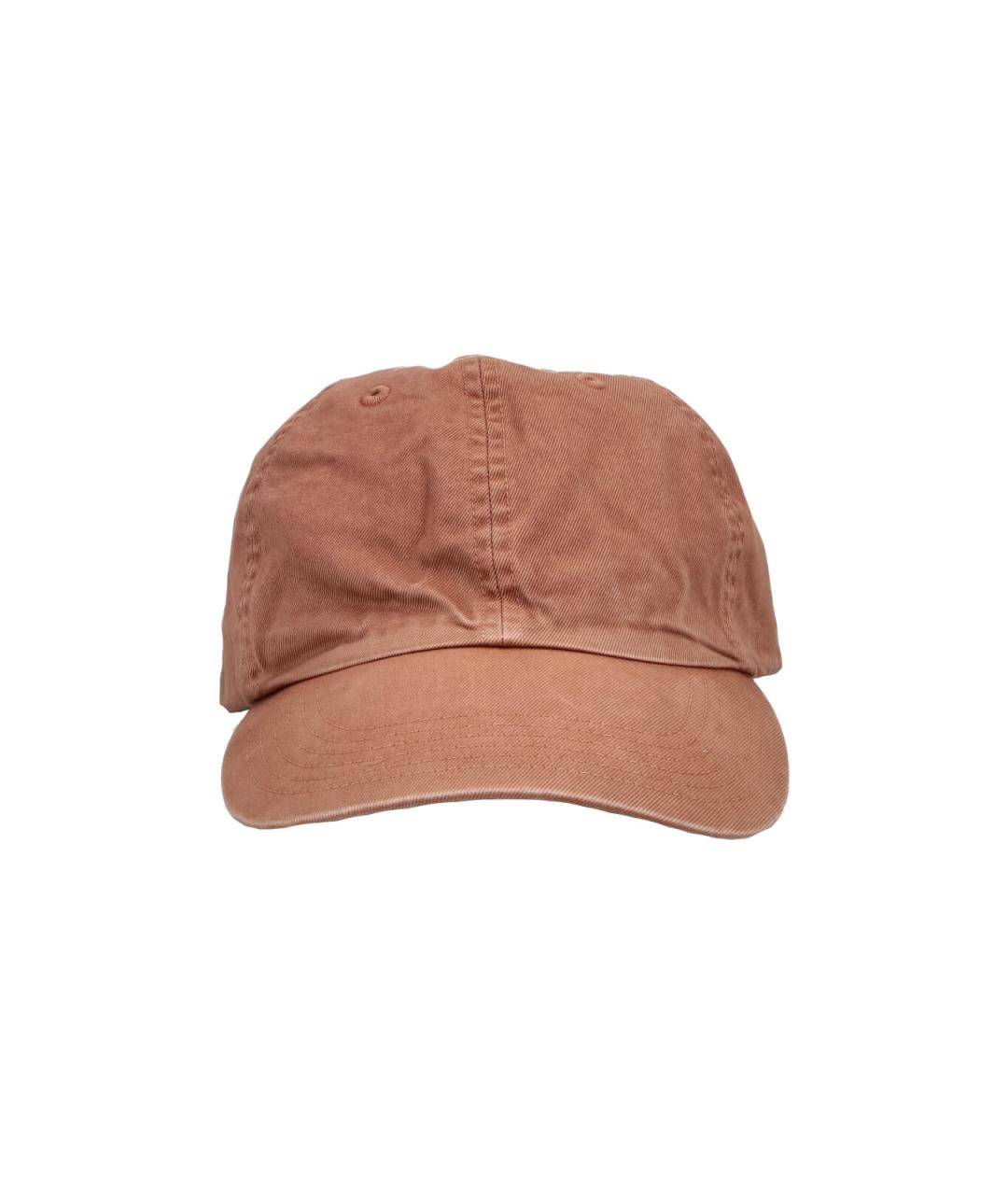 AURALEE Коричневая хлопковая кепка/бейсболка, фото 1