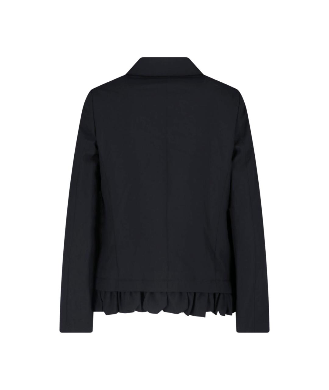 COMME DES GARÇONS Черный шерстяной кардиган, фото 2