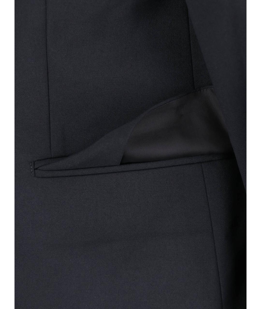 COMME DES GARÇONS Черный шерстяной кардиган, фото 4