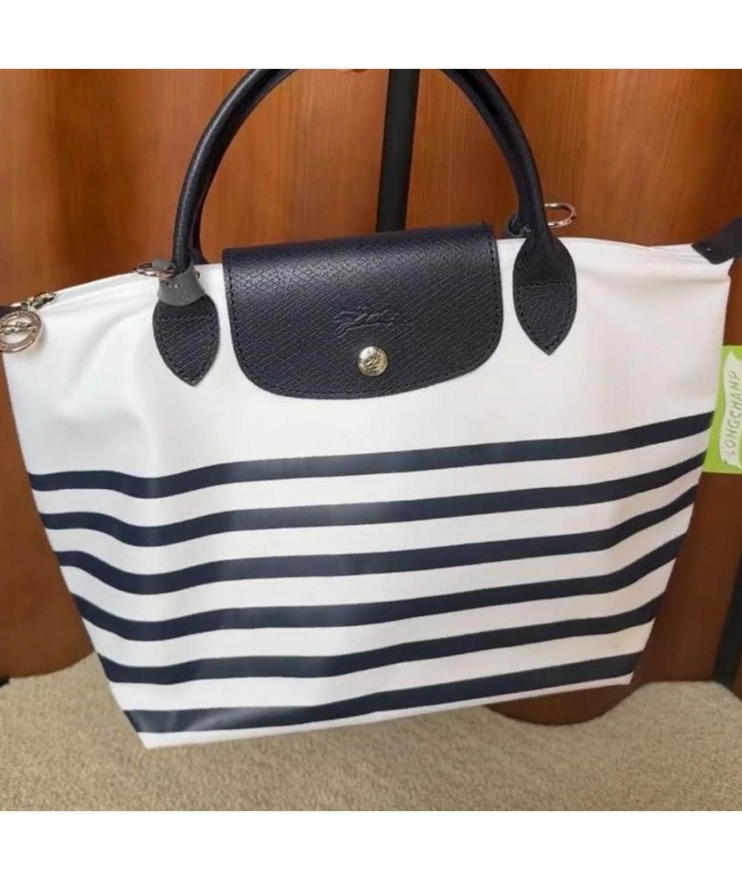 LONGCHAMP Белая сумка с короткими ручками, фото 6