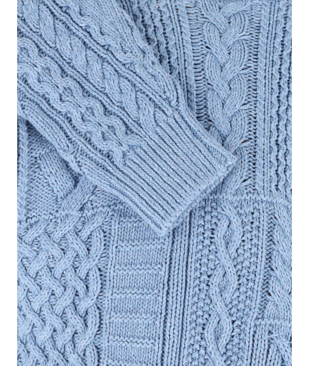 POLO RALPH LAUREN Синий хлопковый джемпер / свитер, фото 5