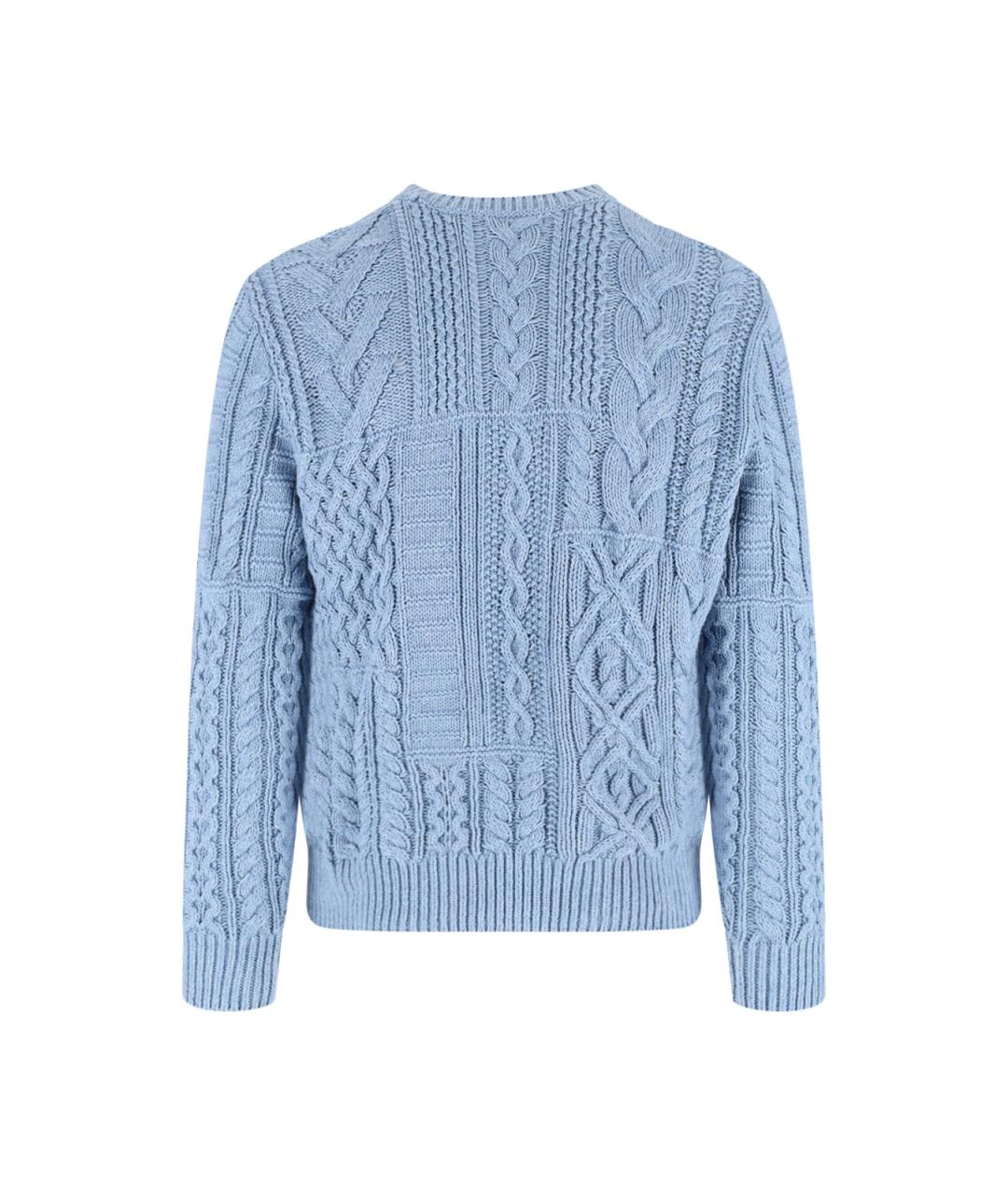 POLO RALPH LAUREN Синий хлопковый джемпер / свитер, фото 2