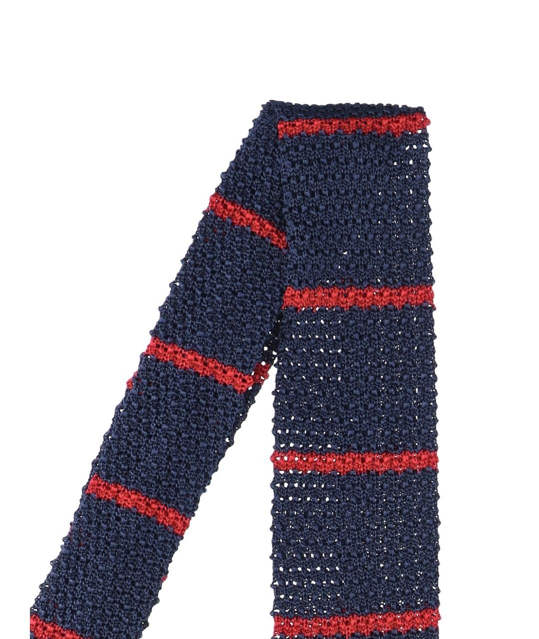 POLO RALPH LAUREN Синий шелковый галстук, фото 2