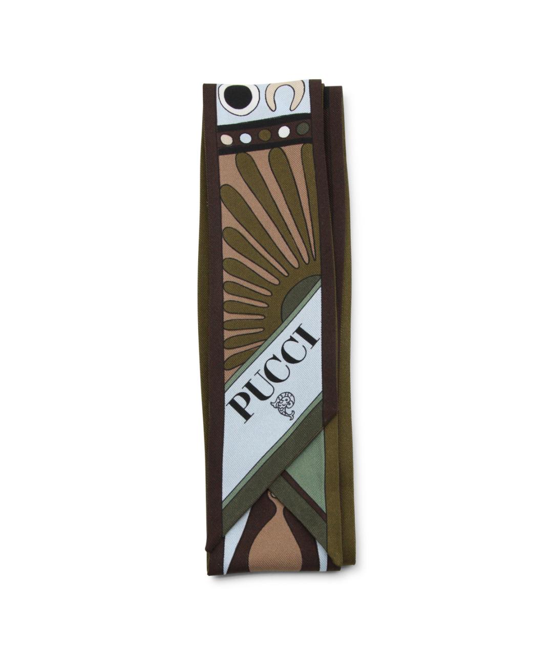 EMILIO PUCCI Мульти шелковый шарф, фото 1