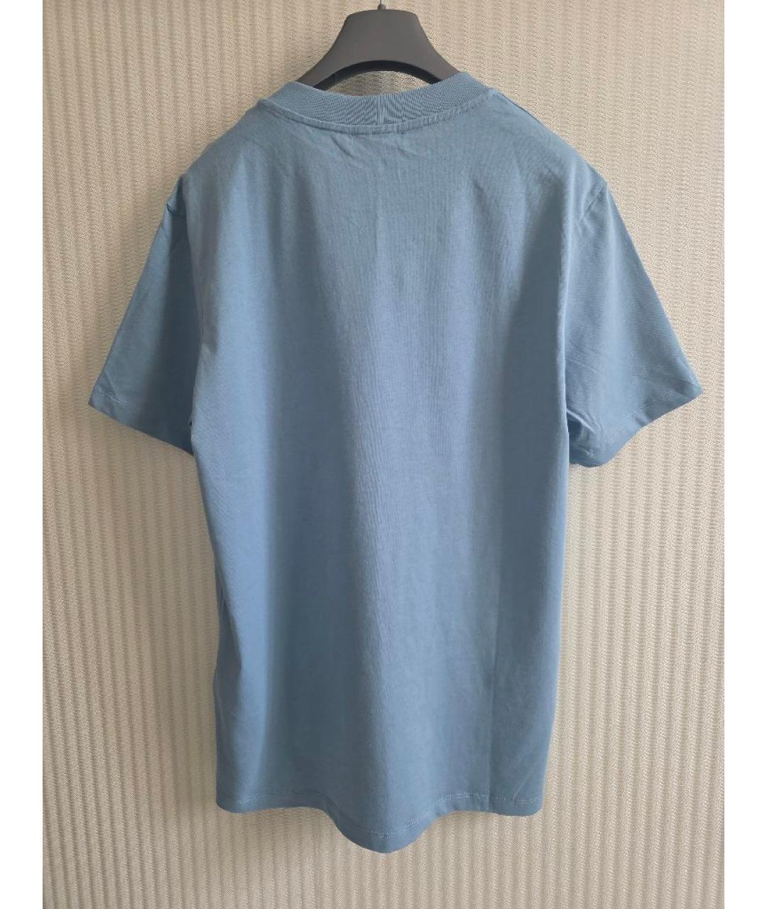 SANDRO Голубая хлопковая футболка, фото 2