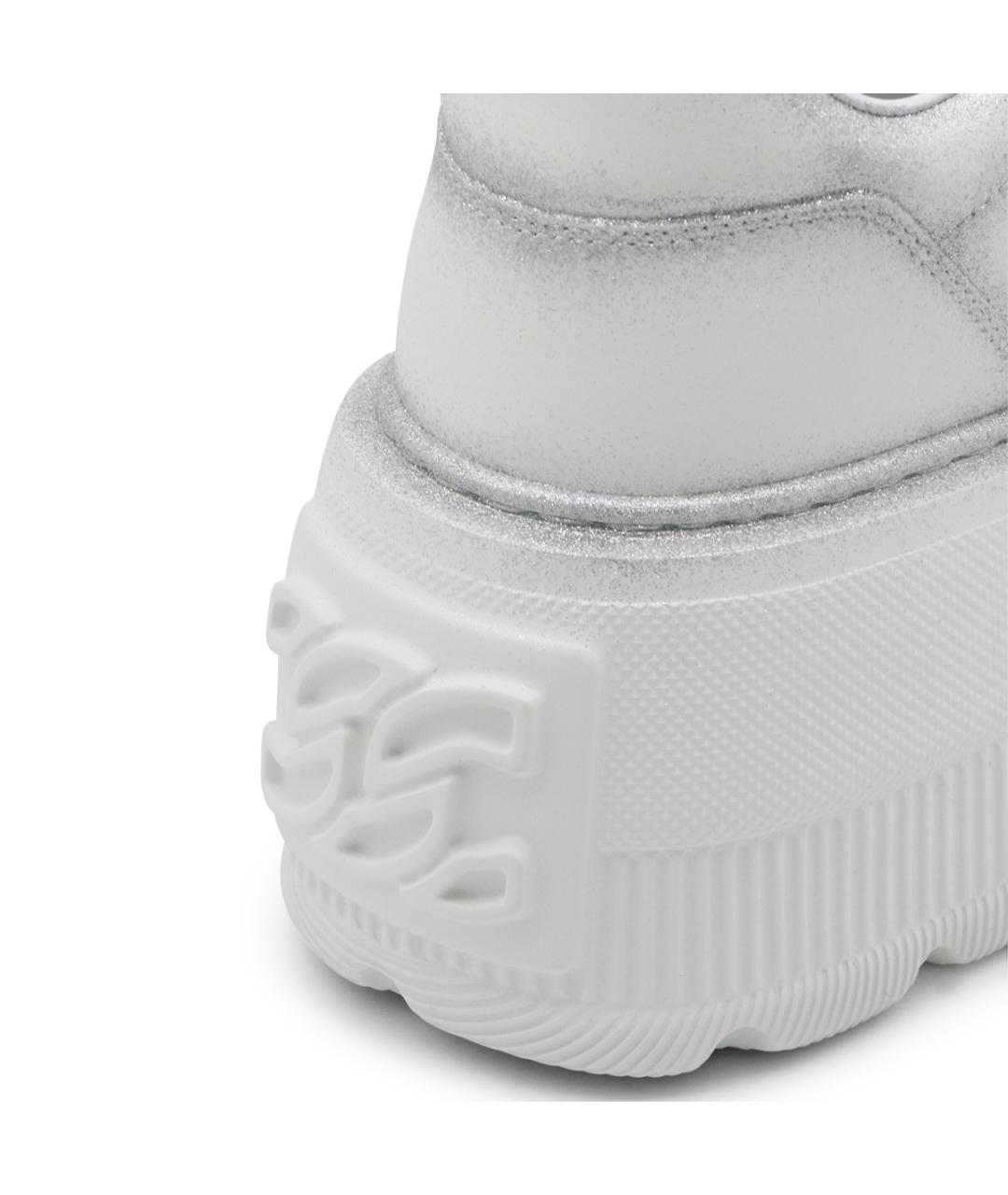 CASADEI Белые кожаные кеды, фото 4