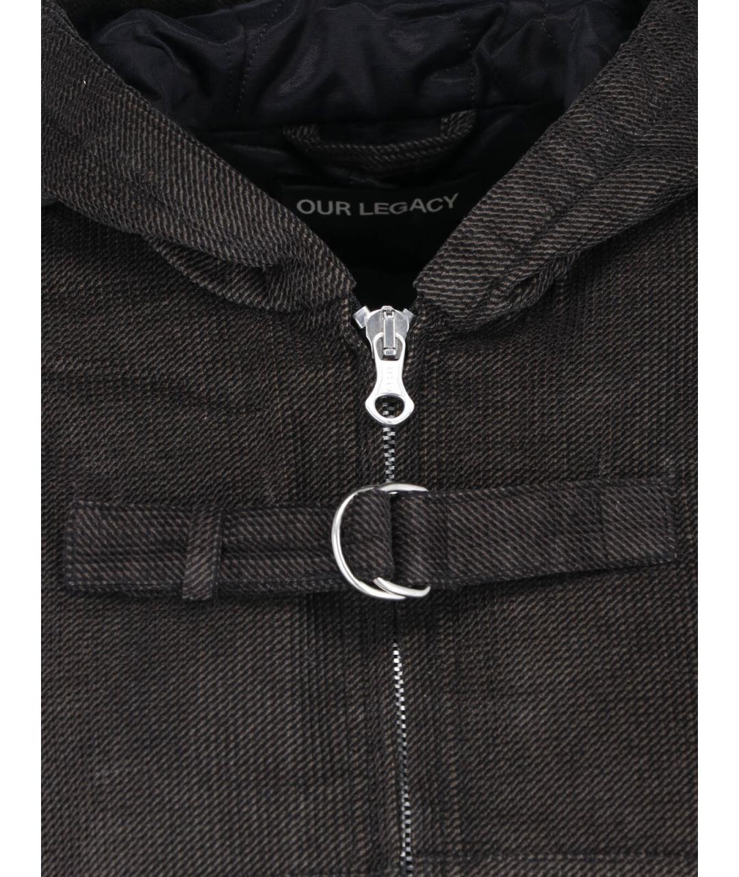 OUR LEGACY Коричневая хлопковая куртка, фото 3