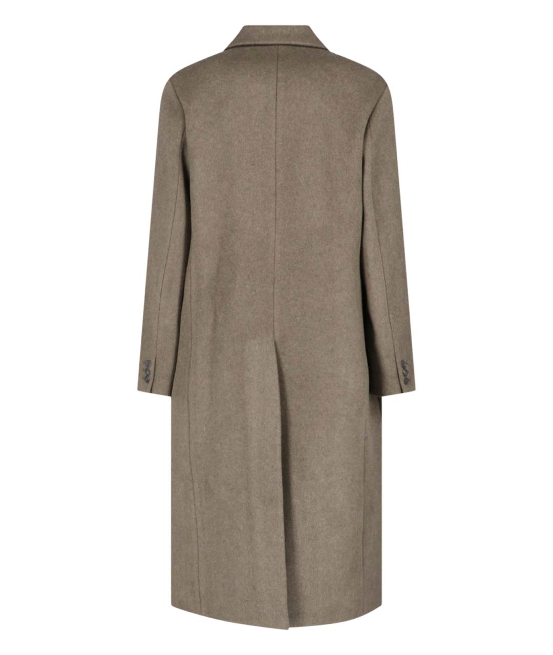OUR LEGACY Коричневое шерстяное пальто, фото 2