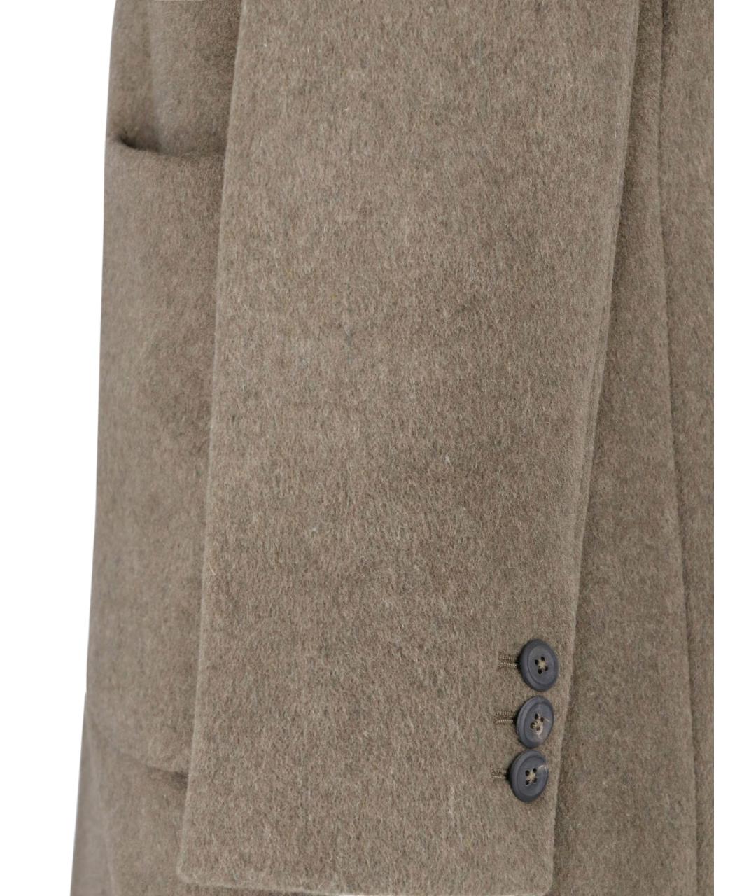 OUR LEGACY Коричневое шерстяное пальто, фото 3
