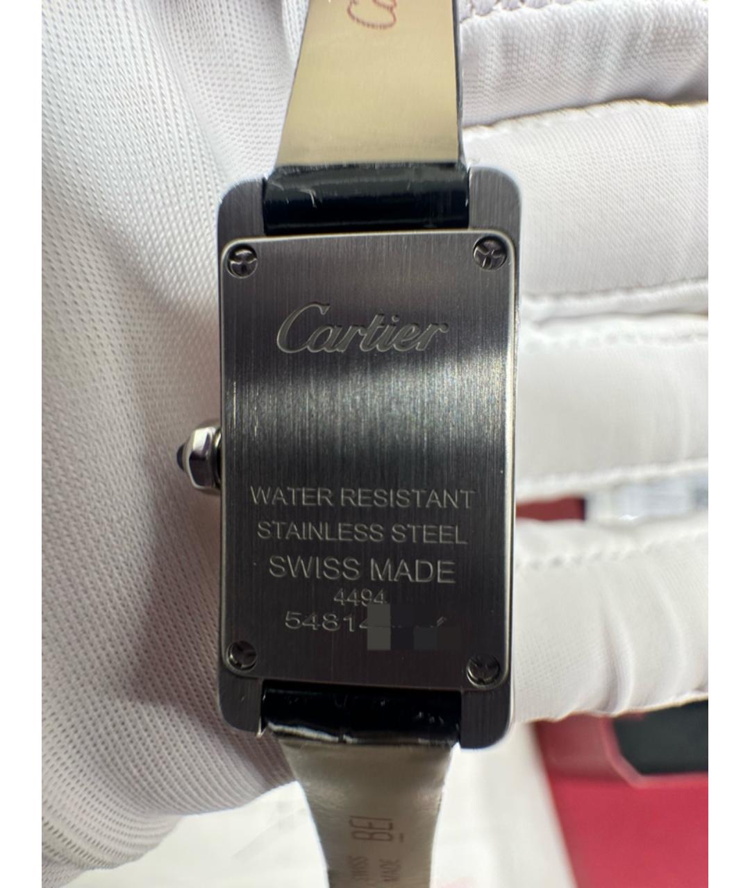 CARTIER Серебряные металлические часы, фото 4