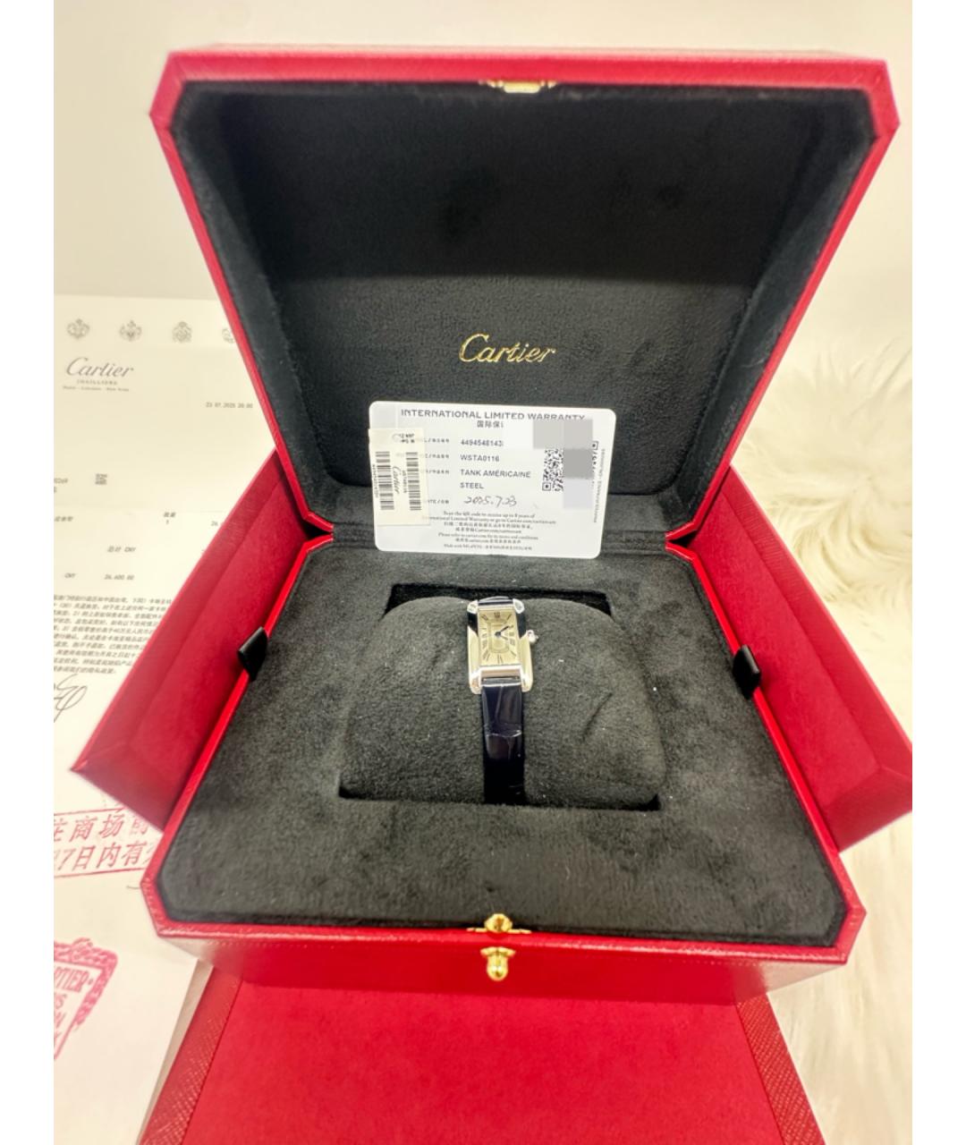 CARTIER Серебряные металлические часы, фото 3
