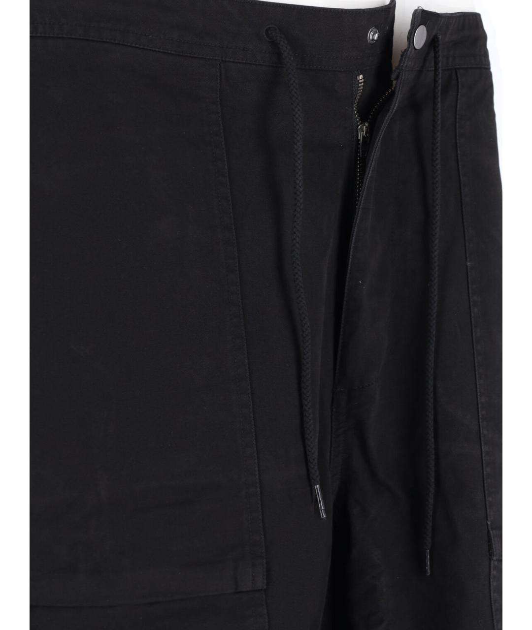 entire studios Черные хлопковые повседневные брюки, фото 4