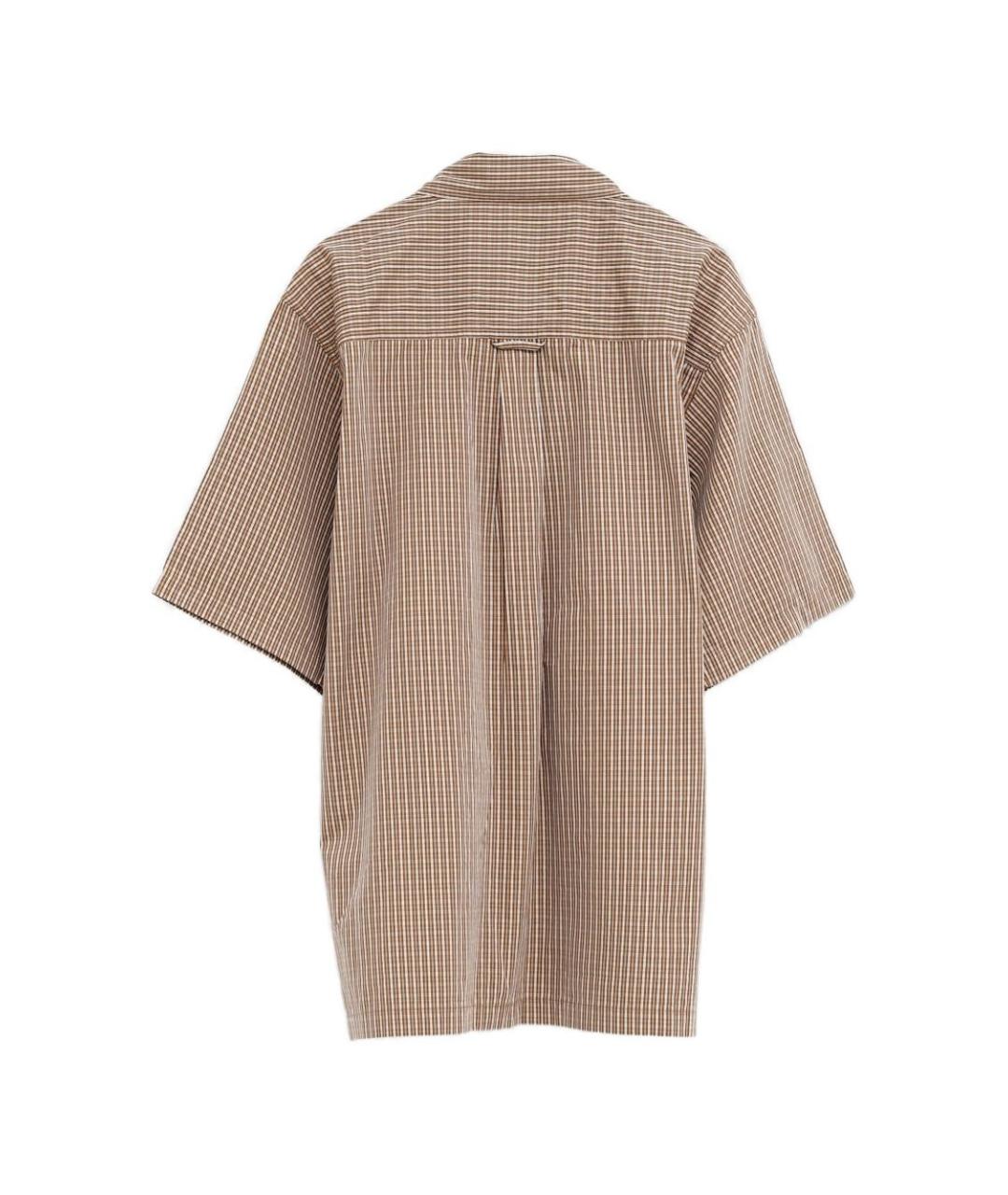 CARHARTT WIP Коричневая хлопковая кэжуал рубашка, фото 3