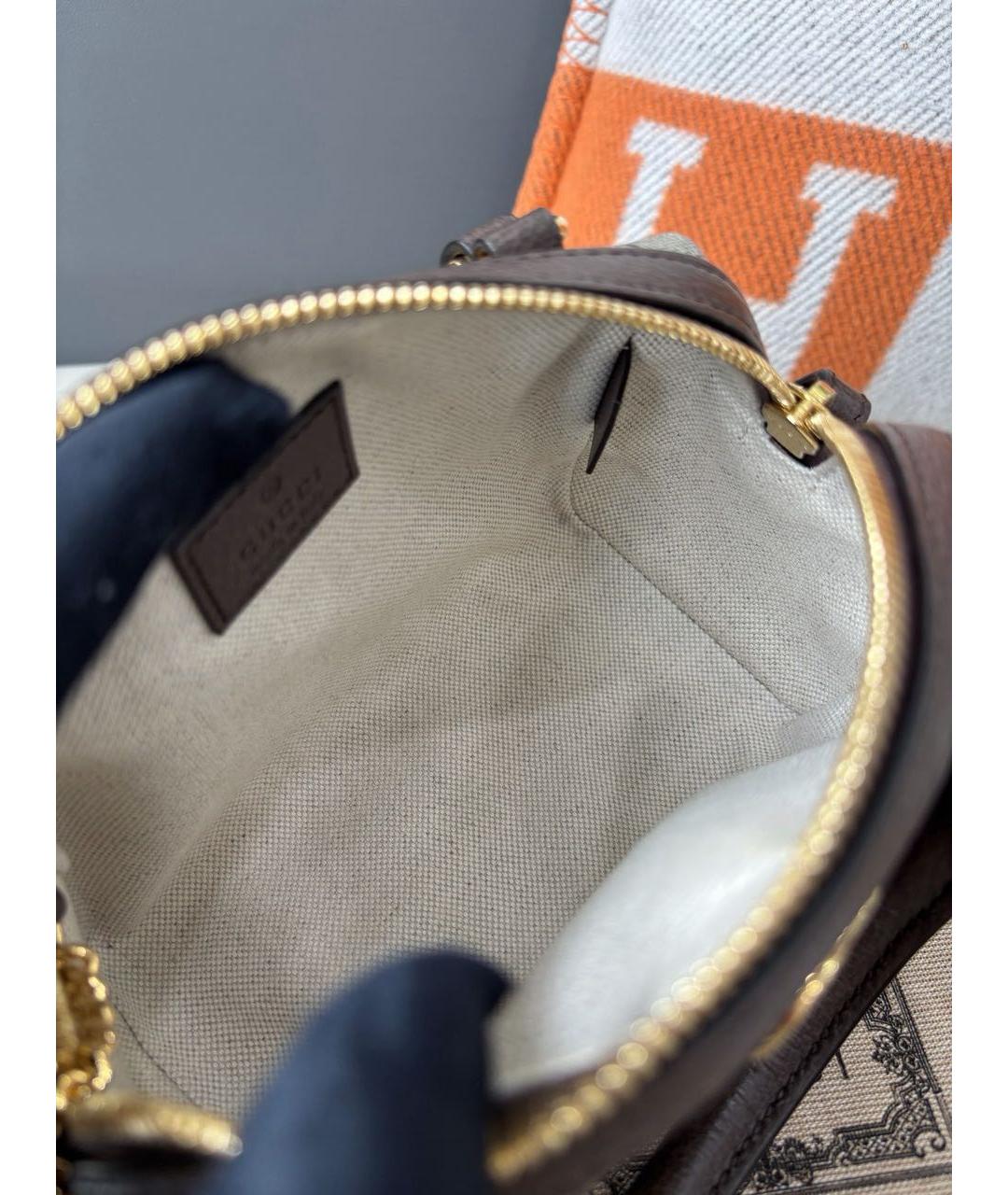 GUCCI Коричневая сумка тоут, фото 6