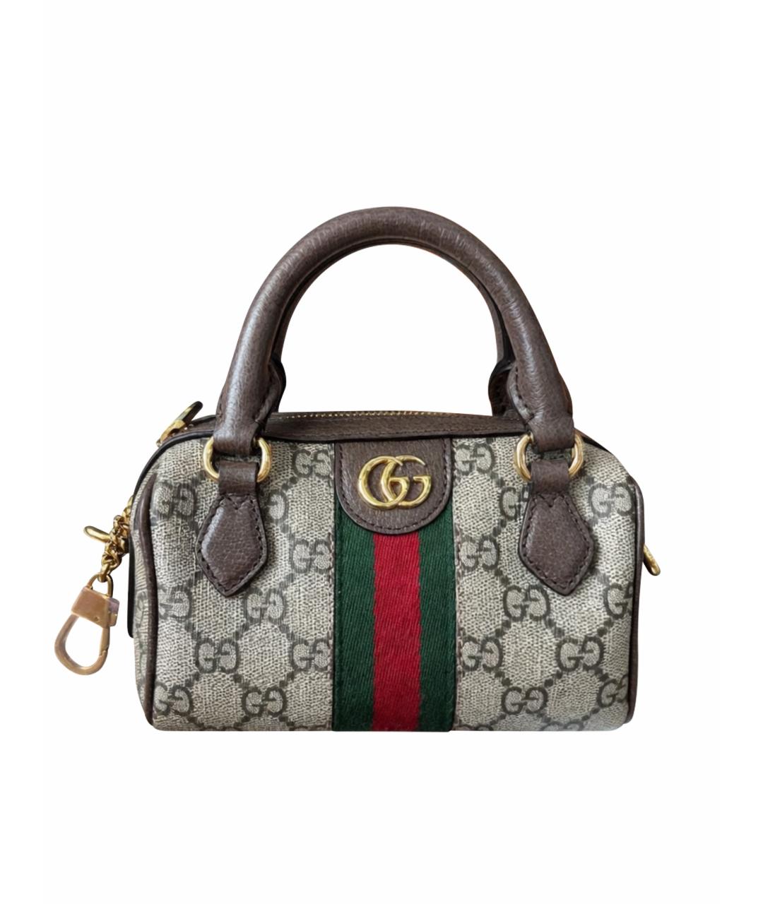 GUCCI Коричневая сумка тоут, фото 1