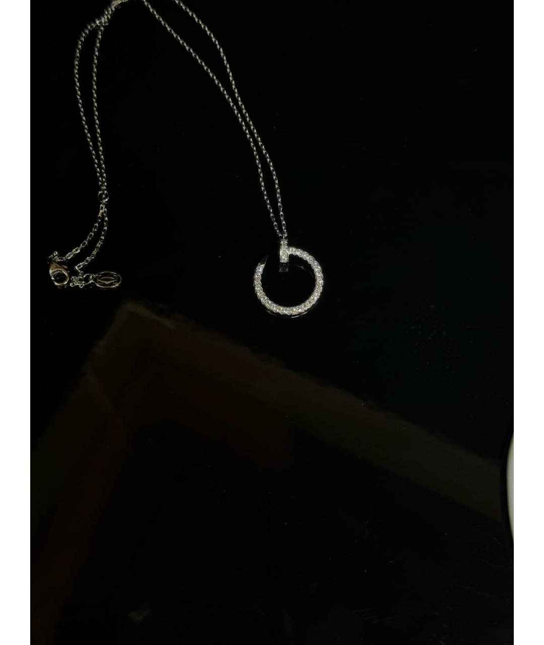 CARTIER Серебряное колье из белого золота, фото 6