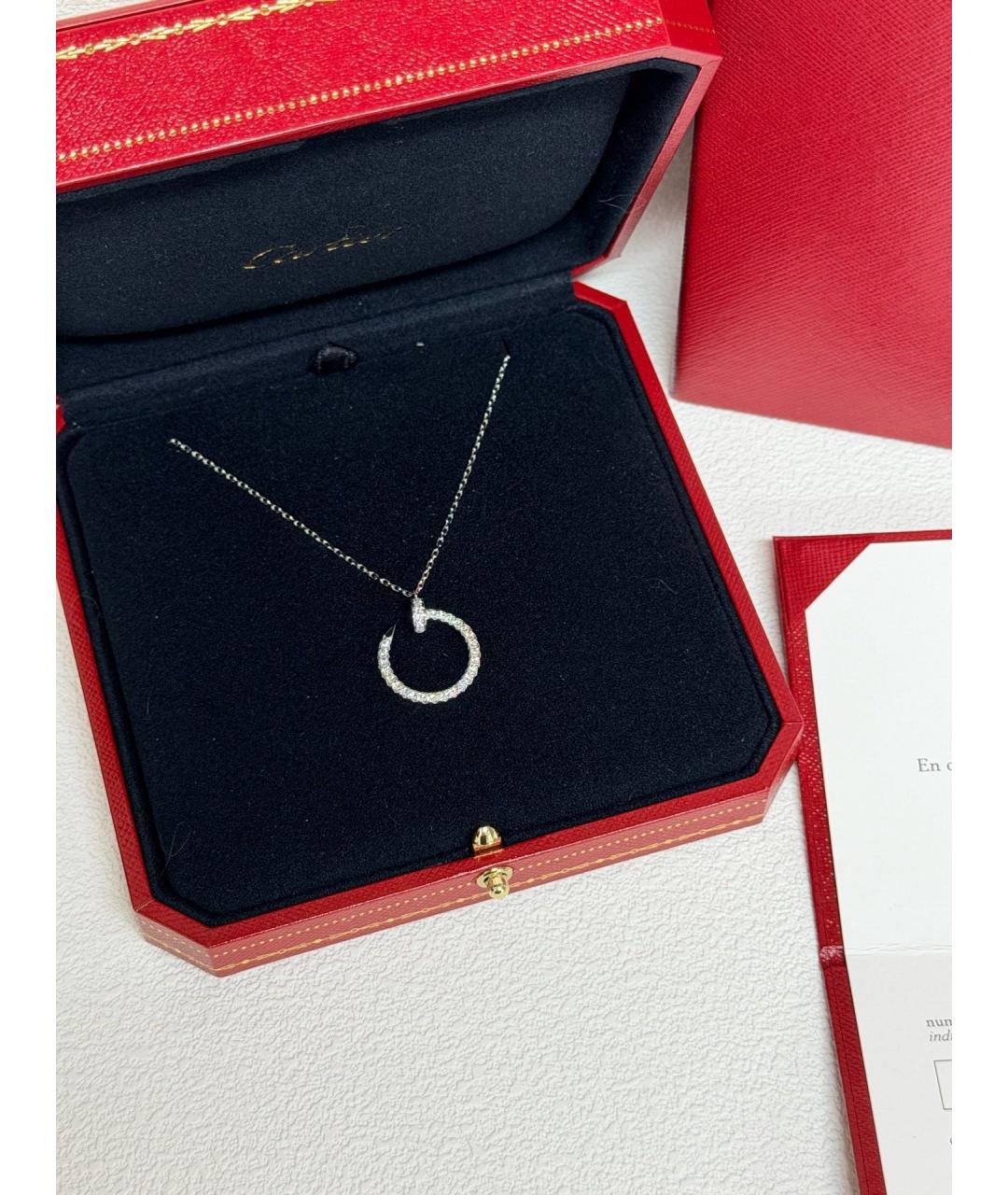 CARTIER Серебряное колье из белого золота, фото 3