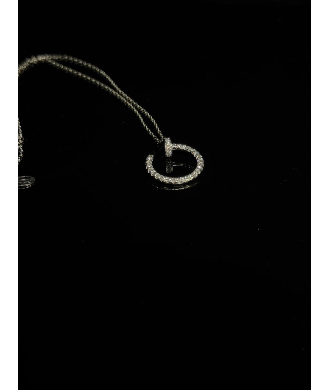 CARTIER Серебряное колье из белого золота, фото 5
