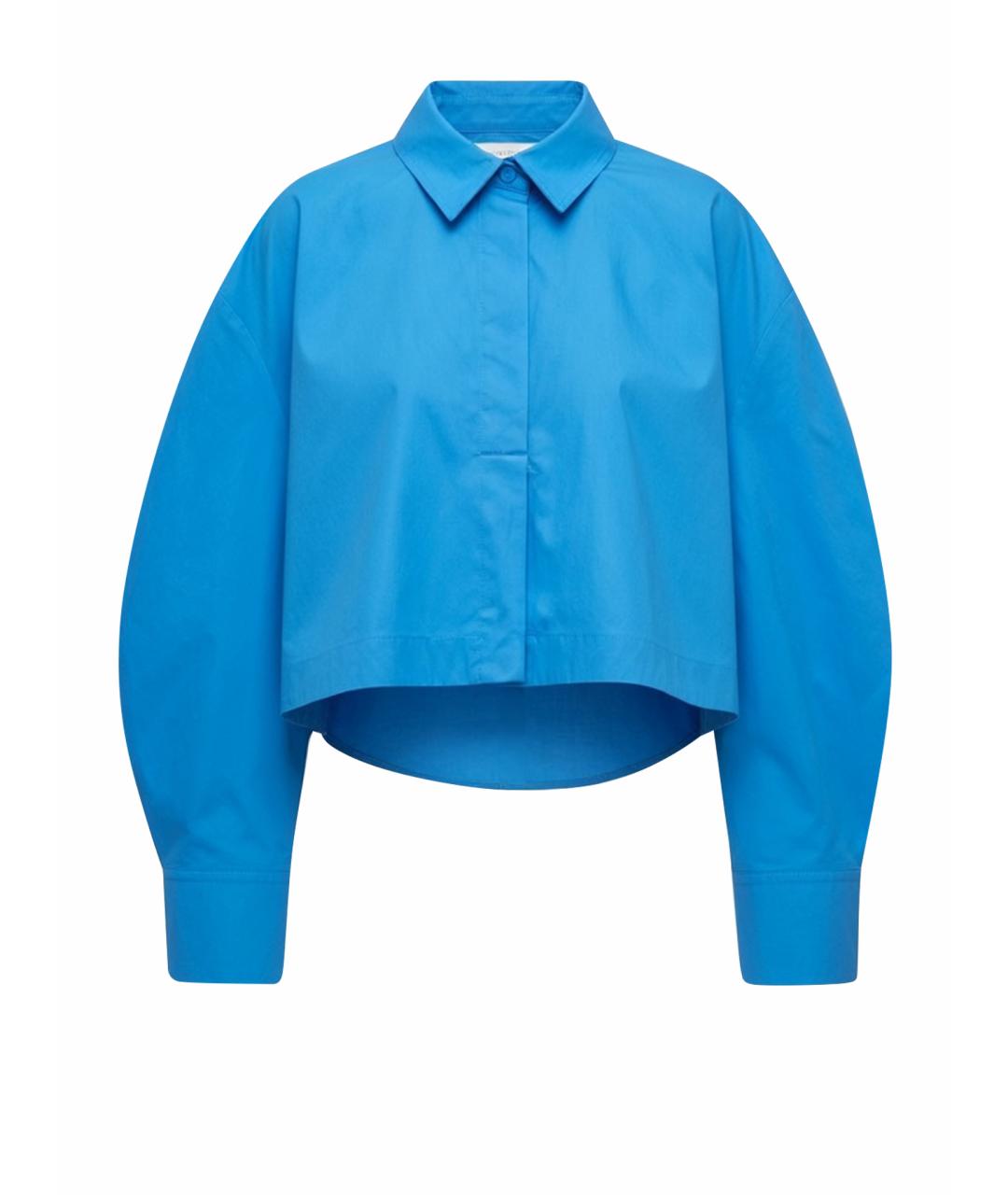 THE ATTICO Голубая хлопковая рубашка, фото 1