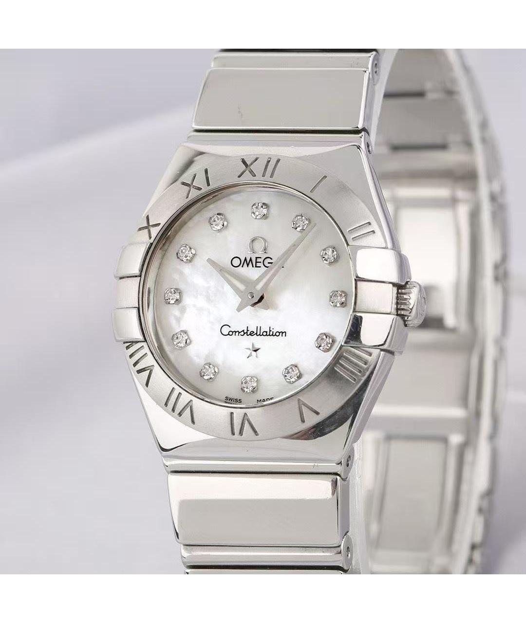 OMEGA Серебряные часы, фото 3