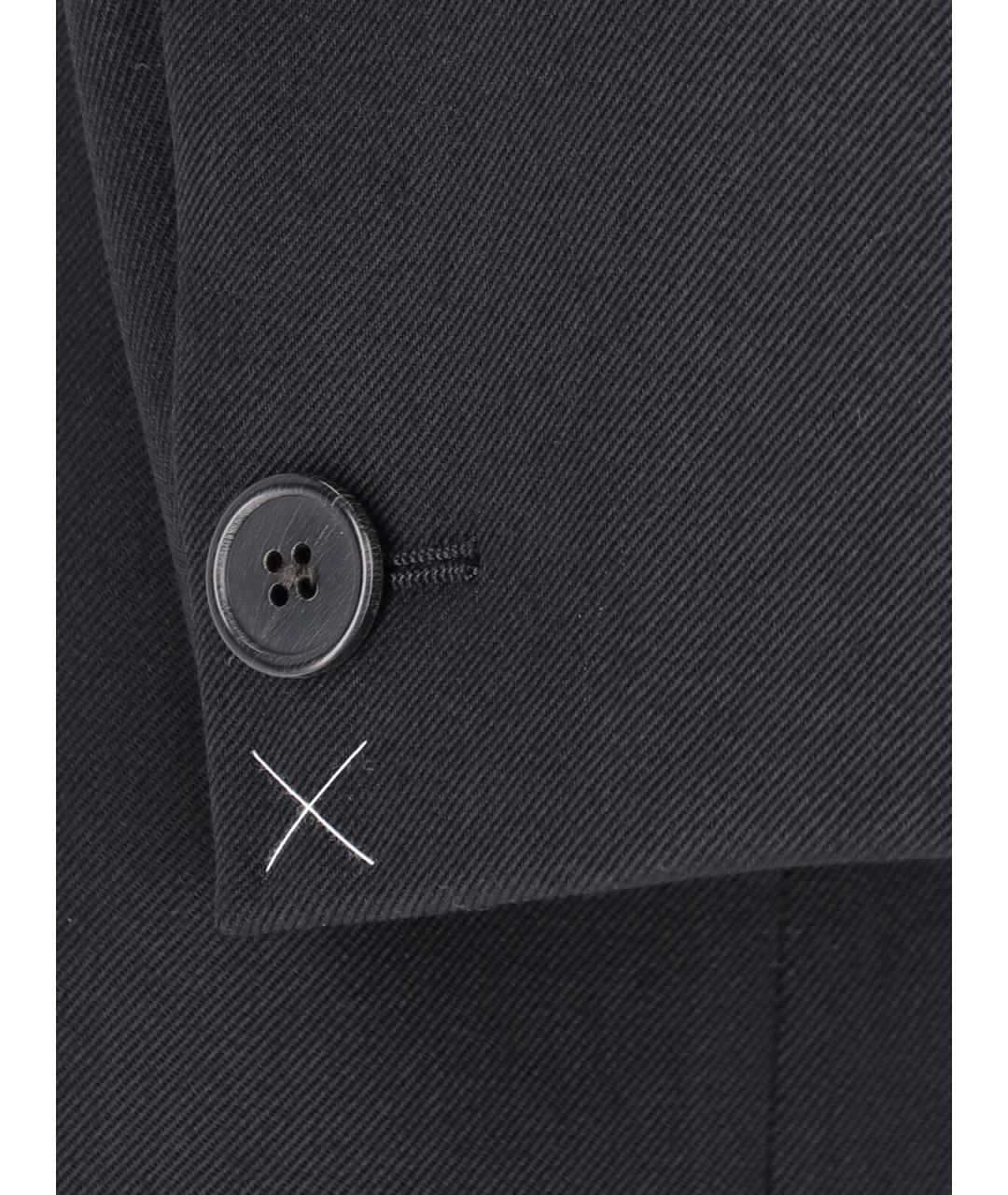 CELINE Черный шерстяной жакет/пиджак, фото 4