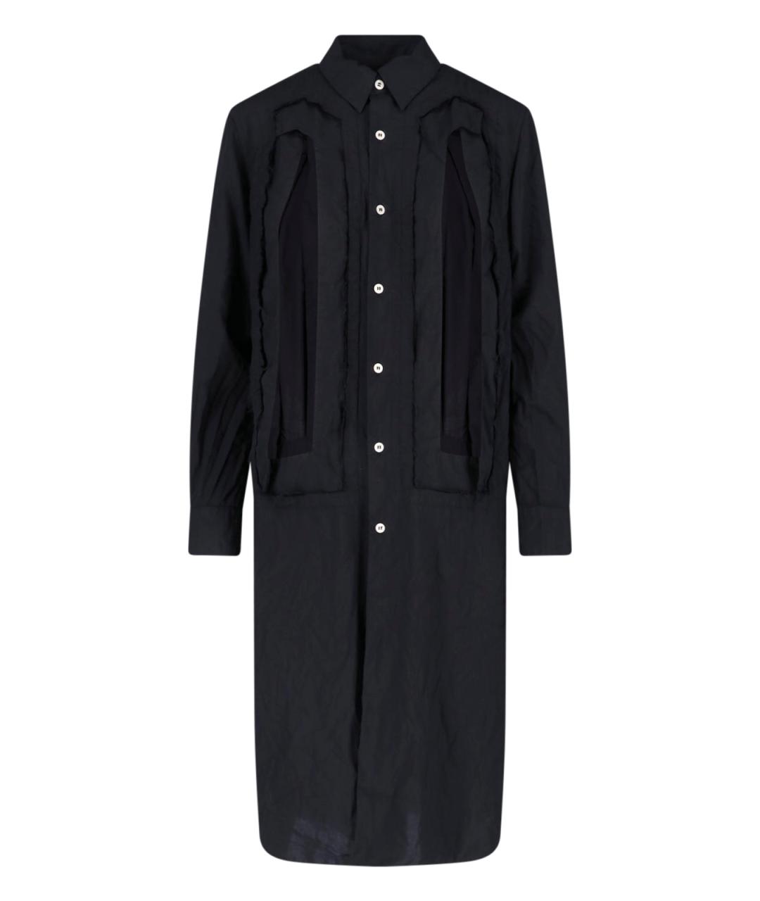 COMME DES GARÇONS Черное полиэстеровое повседневное платье, фото 1