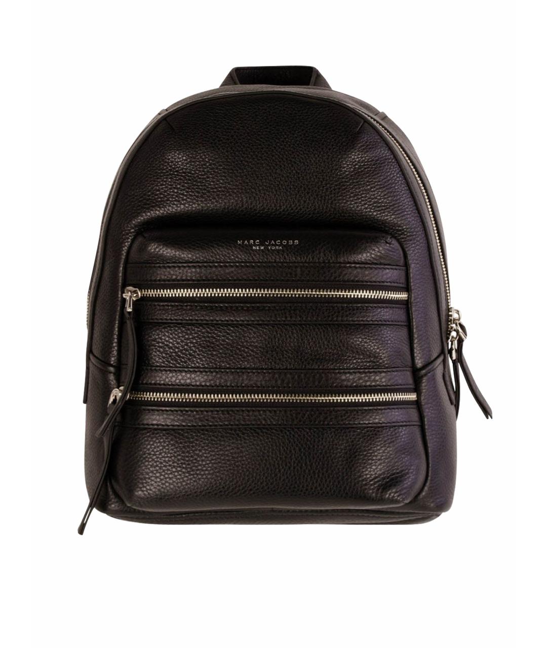 MARC JACOBS Черный кожаный рюкзак, фото 1