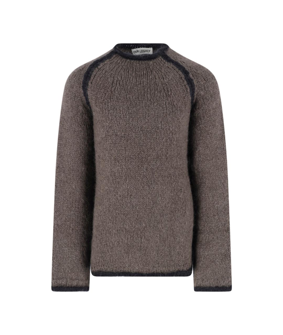 OUR LEGACY Коричневый джемпер / свитер, фото 1
