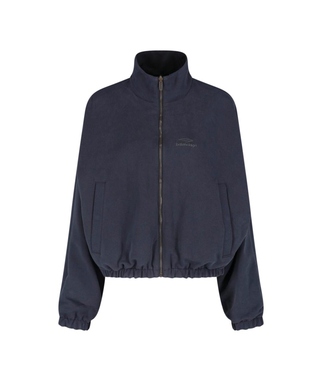 BALENCIAGA Черная хлопковая куртка, фото 2