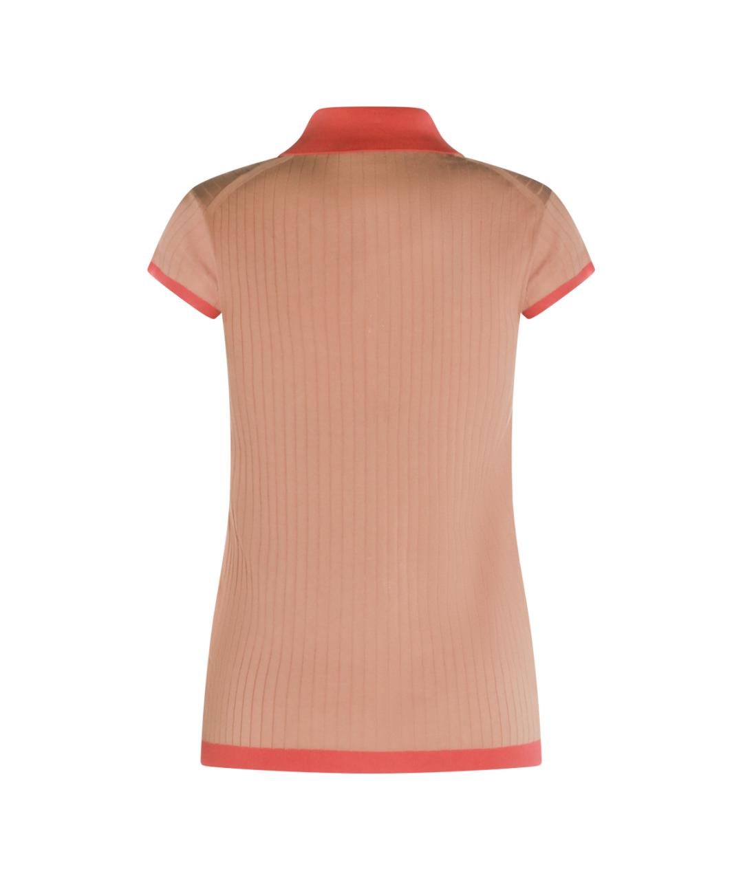 MALO Бежевая хлопковая футболка, фото 2