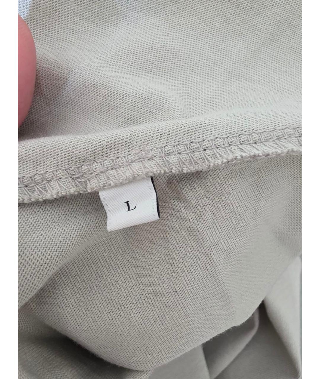 SANDRO Хаки хлопковая футболка, фото 6