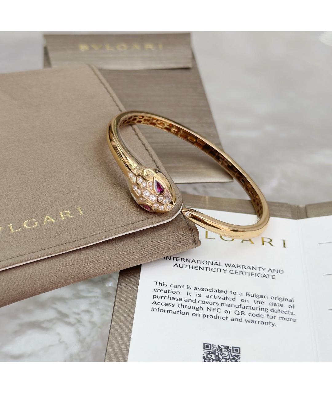 BVLGARI Золотой браслет из розового золота, фото 3